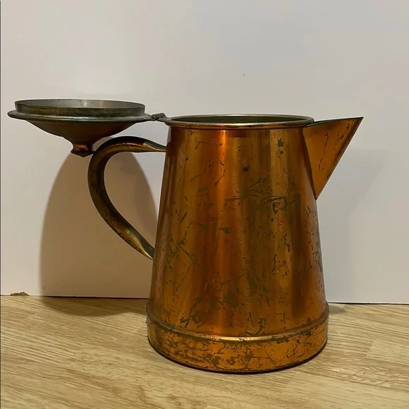 Vintage Copper Coffee Pot - Picture 3 of 5